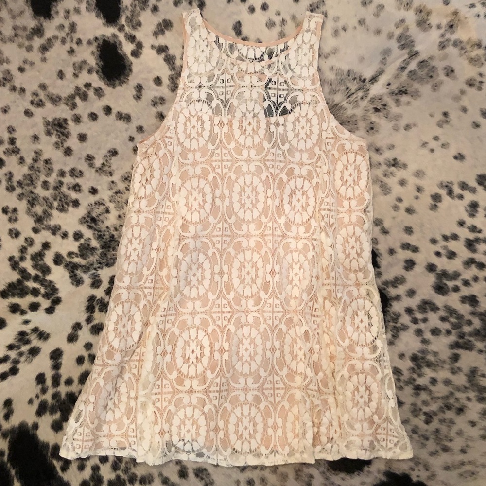 Free People White Lace dress